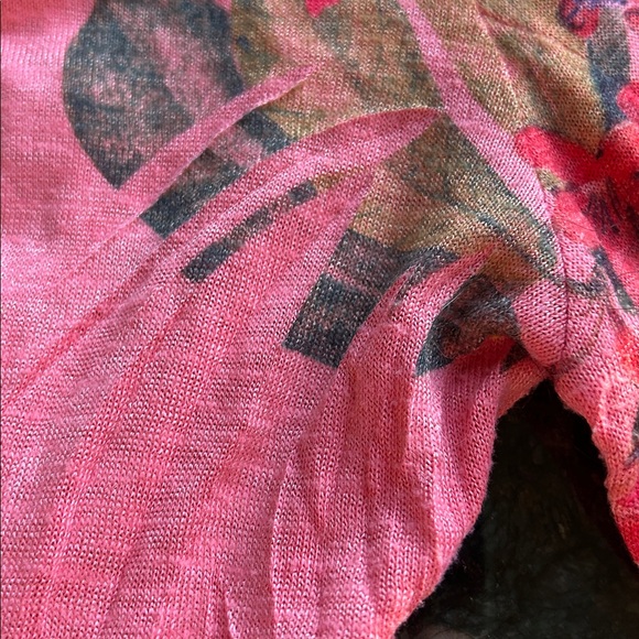 Cactus floral and sparkles midi length dress/tunic. Long sleeve. Fairy. Whimsy. - Picture 13 of 15